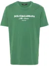 Dolce & Gabbana T-shirt Reg Fit In Green