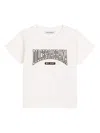 DOLCE & GABBANA FLOCKED-LOGO T-SHIRT