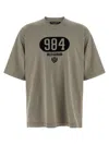 Dolce & Gabbana Graphic Crew Neck Short Sleeve T-shirt In Neutral