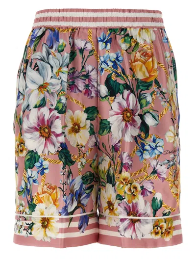 DOLCE & GABBANA DOLCE & GABBANA FLORAL BERMUDA SHORTS