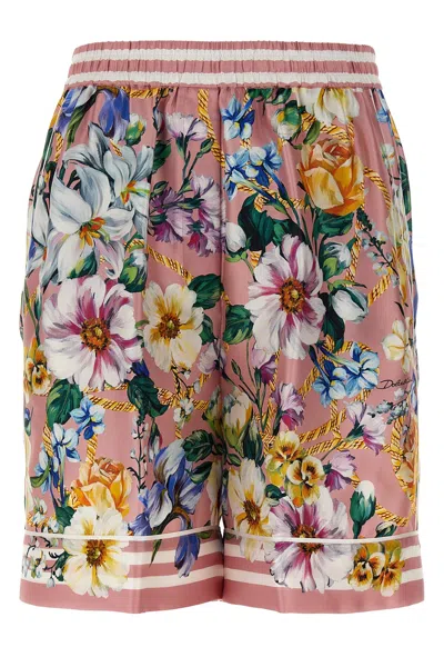 Dolce & Gabbana Floral Bermuda Shorts