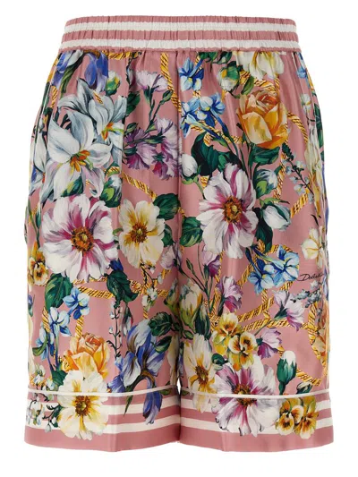 DOLCE & GABBANA DOLCE & GABBANA FLORAL BERMUDA SHORTS