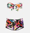 Dolce & Gabbana Floral Bikini In Multi