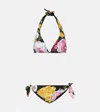 Dolce & Gabbana Floral Bikini In Multicoloured