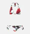 Dolce & Gabbana Floral Bikini In Red