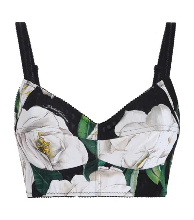 DOLCE & GABBANA FLORAL BRALETTE TOP