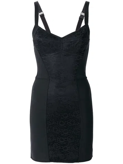 DOLCE & GABBANA FLORAL BUSTIER DRESS
