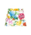 Dolce & Gabbana Floral Cotton-blend Shorts In Multicoloured