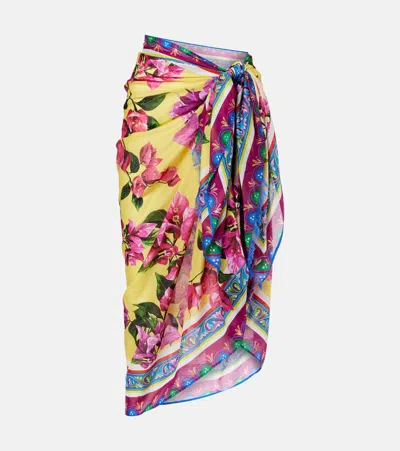 Dolce & Gabbana Floral Cotton Cover-up