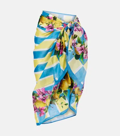 Dolce & Gabbana Floral Cotton Cover-up