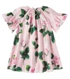 Dolce & Gabbana Floral Cotton Dress In Multicoloured
