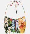 Dolce & Gabbana Floral Cotton Poplin Top In Multi