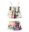 Dolce & Gabbana Floral Cotton Poplin Top And Shorts Set