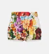 Dolce & Gabbana Floral Cotton Shorts In Multi