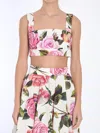 Dolce & Gabbana Multicolor Cotton Top In Multi