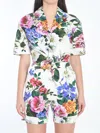 Dolce & Gabbana Shirt With Floral Pattern In Multicolor