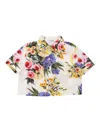 Dolce & Gabbana Floral D&g Shirt In Green