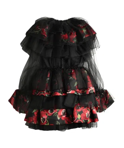 Dolce & Gabbana Short Dresses In Black