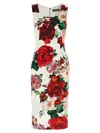 Dolce & Gabbana White Dress With Floral Print