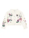 Dolce & Gabbana Floral-embroidered Cardigan In Neutral