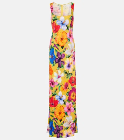Dolce & Gabbana Floral Gown In Multi