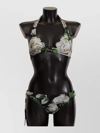 Dolce & Gabbana Floral Halter Neck Bra Top Underwear