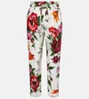 Dolce & Gabbana Elasticated Waist Floral Print Trousers