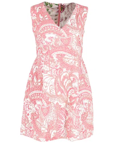 Pre-owned Dolce & Gabbana Floral Jacquard Mini Dress (authentic Pre-loved)
