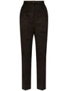 Dolce & Gabbana Hose Mit Blumenapplikation In Black
