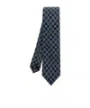 Dolce & Gabbana Silk Patterned Tie In Black