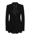 Dolce & Gabbana Black Double-breasted Blazer In Black