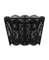 Dolce & Gabbana Floral Lace Corset In Black