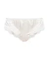 Dolce & Gabbana Floral Lace Detail Briefs In White