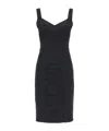 Dolce & Gabbana Dolce And Gabbana Black Lace Bustier Dress In Black