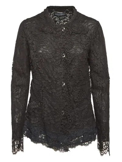 Pre-owned Dolce & Gabbana Floral-lace Jacket