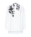 Dolce & Gabbana Dolce&gabbana Floral Lace High-low Button-up Shirt In White