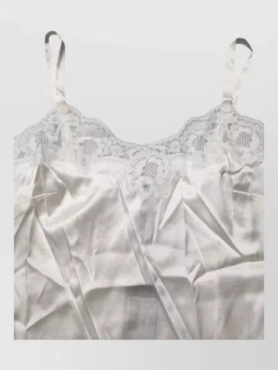 Dolce & Gabbana Floral Lace Satin Silk Camisole Top