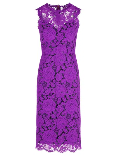 Dolce & Gabbana Round Neck Dress