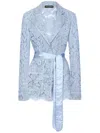 Dolce & Gabbana Women Cordonetto Lace Pijama Jacket In Blue