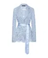 Dolce & Gabbana Women Cordonetto Lace Pijama Jacket In Blue