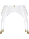 Dolce & Gabbana Floral-lace Suspender Belt In White