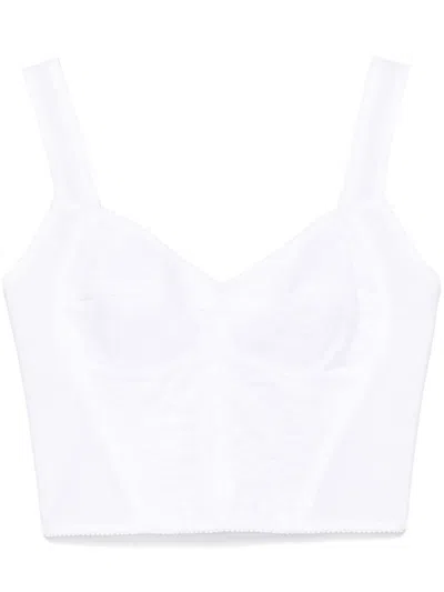 Dolce & Gabbana Floral-lace Top In White