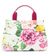 Dolce & Gabbana Floral Leather-trimmed Canvas Tote In Multicoloured