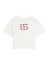 Dolce & Gabbana Floral-logo T-shirt In White