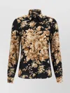 Dolce & Gabbana Charmeuse Shirt Shirt And Blouse Multicolor In Black
