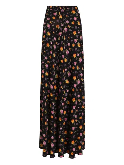 DOLCE & GABBANA FLORAL MAXI SKIRT