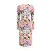 Dolce & Gabbana Silk-blend Floral Print Midi Dress