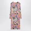 Dolce & Gabbana Floral Midi Dress In Blend