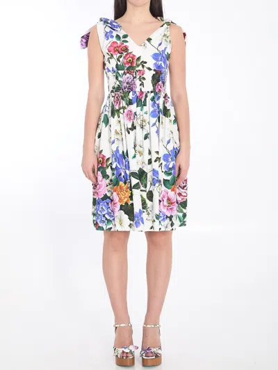 DOLCE & GABBANA FLORAL MIDI DRESS