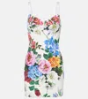 Dolce & Gabbana Floral Minidress In Multicoloured